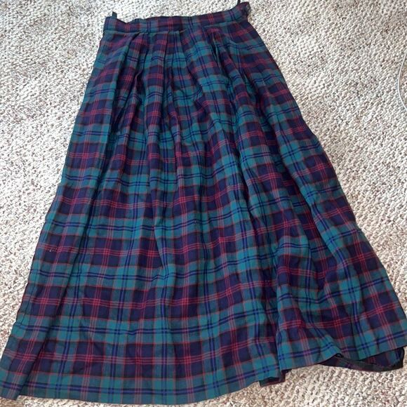 Vintage Laura Ashley  wool Skirt - Picture 1 of 6